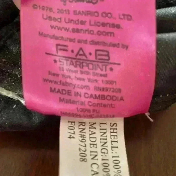 Rare Hello Kitty gold, silver and black pouch bag - Picture 6 of 6